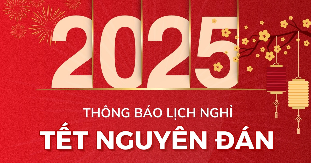 Fishipco Thông báo lịch nghỉ Tết nguyên đán Ất Tỵ